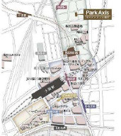 パークアクシス梅田の地図