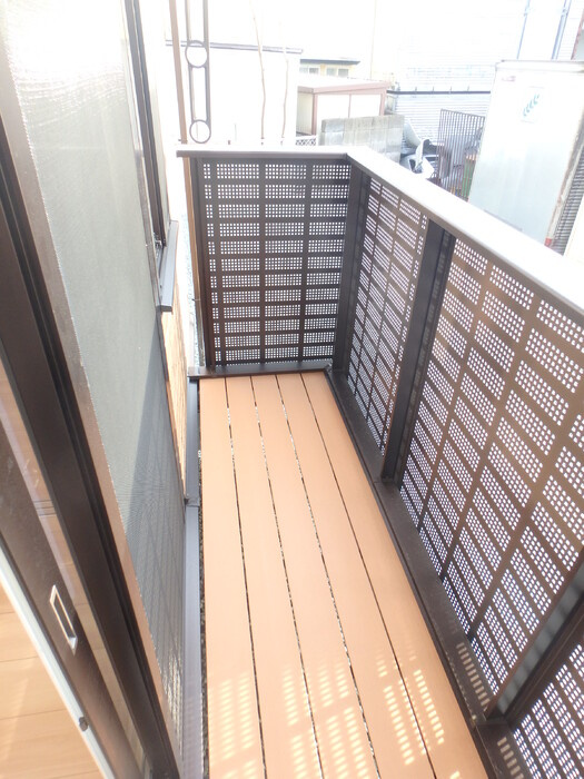 セジュール南仙北のバルコニー