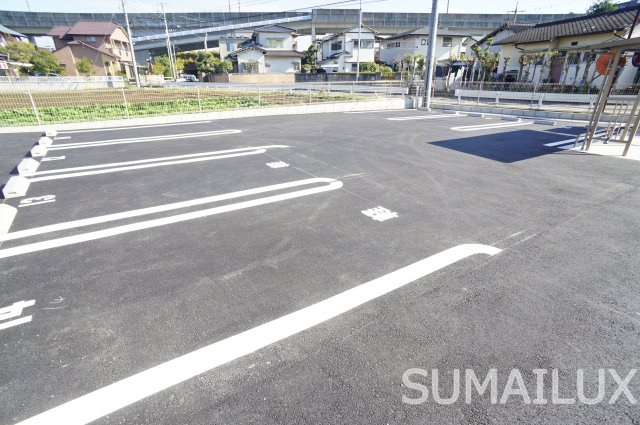 熊本市南区島町１丁目のアパートの駐車場