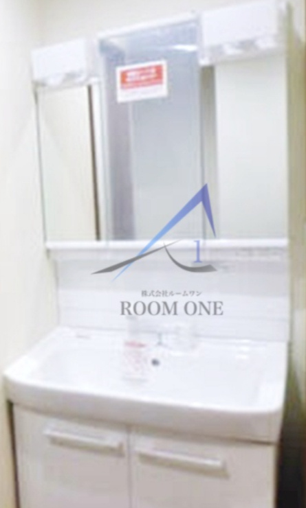 第７１シンエイビルの洗面所|洗面台です。