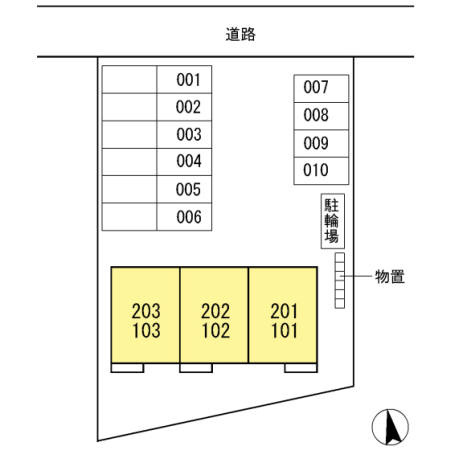 ラ・セーヌの区画図
