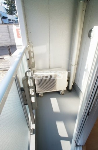 パワーク調布のバルコニー