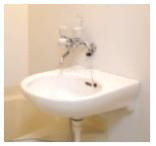 パワーク調布の洗面所