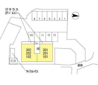 【区画図】 | ヴィラージュNissin