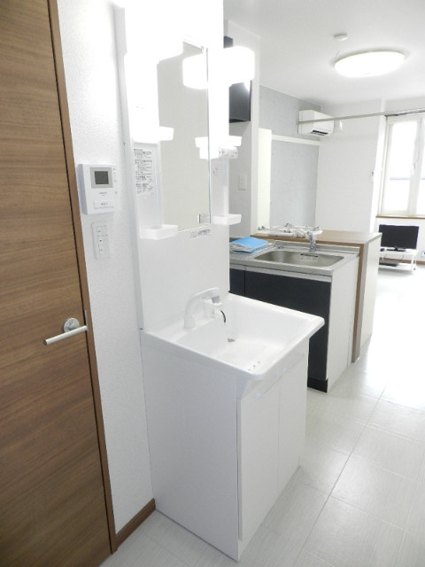 マカロンの洗面所