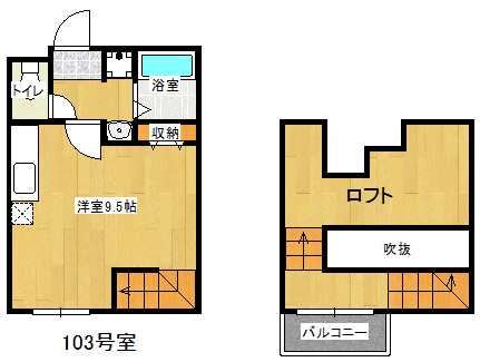 【間取り】 | ピュール西新　★プライスホームなら仲介手数料が0円です！★