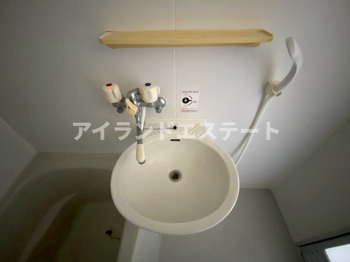 レヴィーユ　駅近　室内洗濯機置場　バストイレ別の洗面所