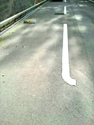 ティアモの駐車場