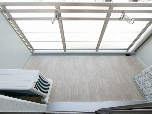 エスリード難波ザ・アークのバルコニー