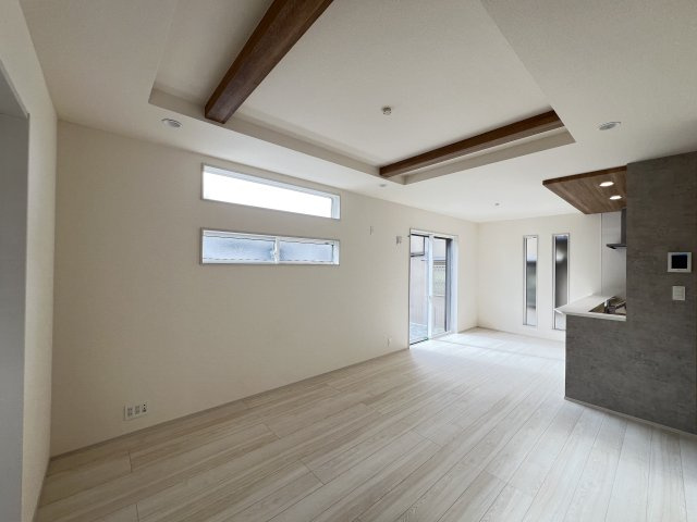 桜井市大福 １号棟 の居間・リビング|明るく広々としたLDK17.625帖