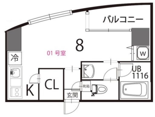 フォルトゥーナ中野の間取り