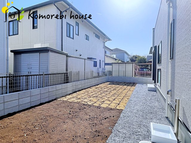 蓮田市椿山2丁目　6期　新築一戸建て　ブルーミングガーデン　01の庭|26.3.5撮影済み