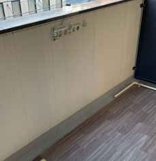 プレサンス心斎橋ニストのバルコニー