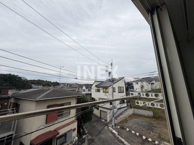 横浜市港北区篠原町のアパートの展望