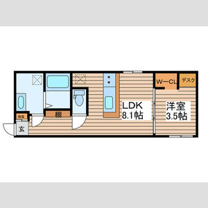 Amirl Premier Heian-　名古屋市賃貸　仲介手数料無料の間取り