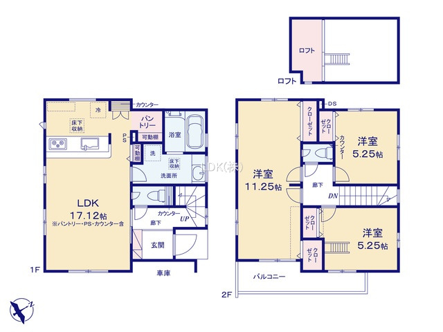 【間取り】 | 新築戸建／ふじみ野市大原１丁目（全１棟）