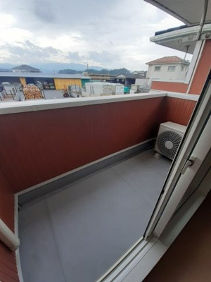 【バルコニー】 | ドミールたかくらⅢ・Ａ | 暖かな日差しのふりそそぐバルコニー