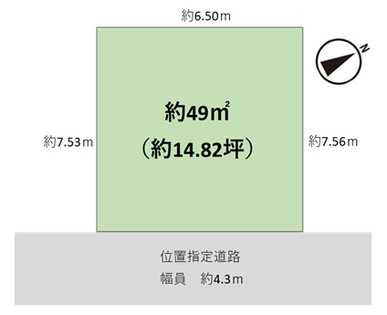 明石市二見町西二見の土地図