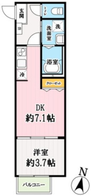 キャメル西所沢プレミアの間取り
