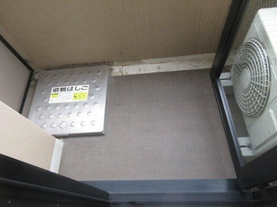 【バルコニー】 | グローバン板橋 | 広々としたバルコニーです