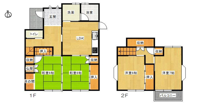 【間取り】 | 姫路市白浜町寺家2丁目　中古戸建 | 4LDKです。