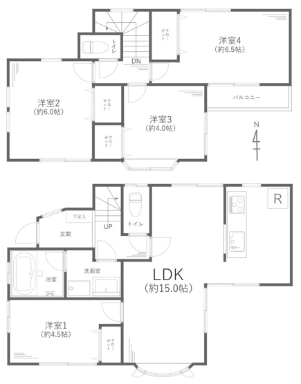【間取り】 | 茅ヶ崎市東海岸北五丁目戸建②
