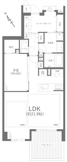 【間取り】 | クリオ鵠沼海岸グランロワ