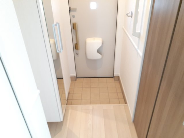 カルムハウスⅡの玄関|シンプルで使いやすい玄関です