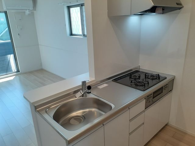 カルムハウスⅡのキッチン|お料理しやすいキッチンです