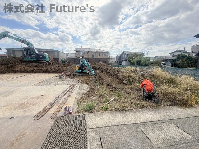 三郷市彦糸1丁目　建築条件無し売地　全6区画　2号地の外観|現地の写真になります。