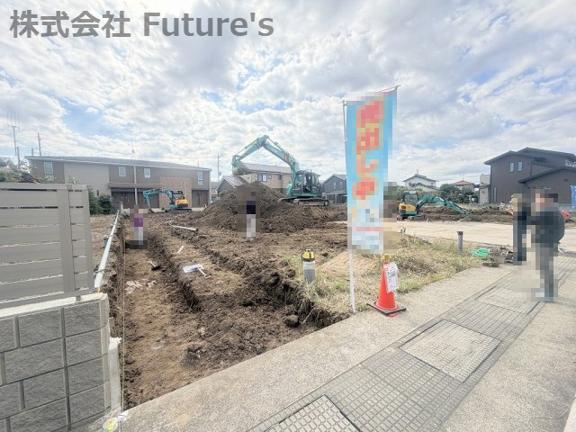 三郷市彦糸1丁目　建築条件無し売地　全6区画　2号地の外観|現地の写真になります。