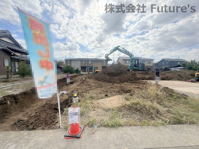 三郷市彦糸1丁目　建築条件無し売地　全6区画　2号地の外観|現地の写真になります。