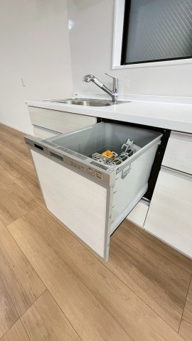 今津野田町のキッチン|食器洗浄乾燥機