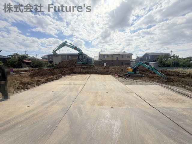 三郷市彦糸1丁目　建築条件無し売地　全6区画　4号地の外観|現地の写真になります。