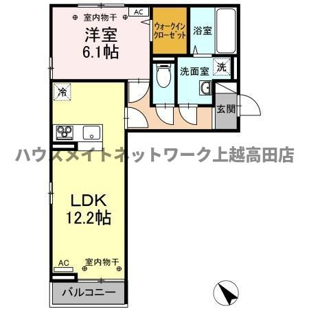 ＥＩＳＥＮ Ⅱの間取り|間取図