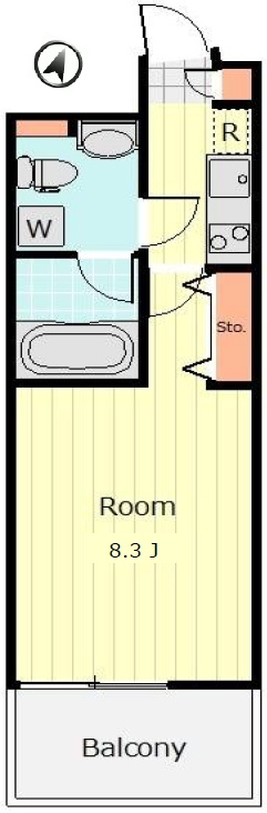 プロペ所沢ビル2の間取り