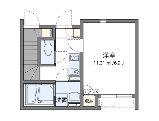 【間取り】 | クレイノHIRO