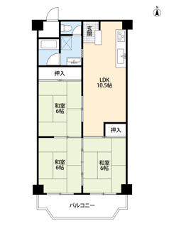 【間取り】 | ローレルハイツ茨木総持寺2号棟
