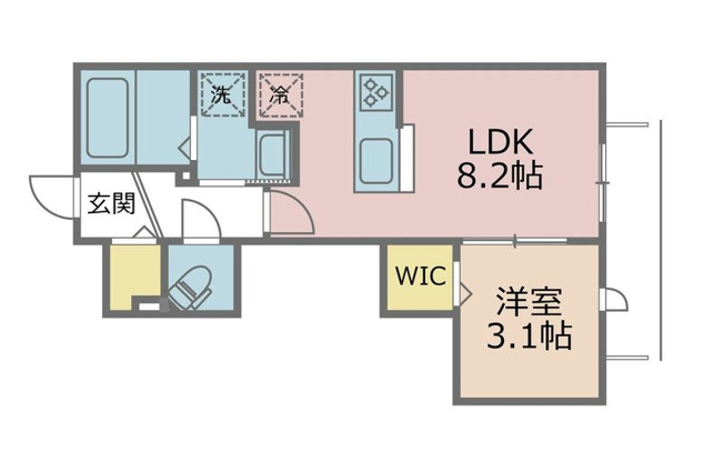 【間取り】 | パームコテージ17番館