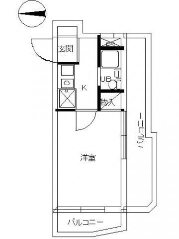 【間取り】 | スカイコート白楽第２ | 間取図