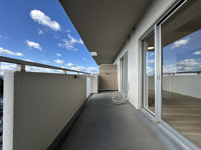 パレス朝霧のバルコニー