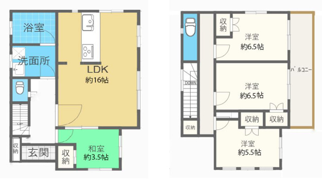 【間取り】 | 姫路市花田町加納原田　中古戸建 | 4ＬＤＫです。