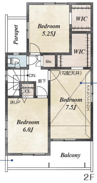 【仲介手数料無料】所沢市東狭山ケ丘全５棟４号棟　所沢市の新築なら西武ハウジングの間取り