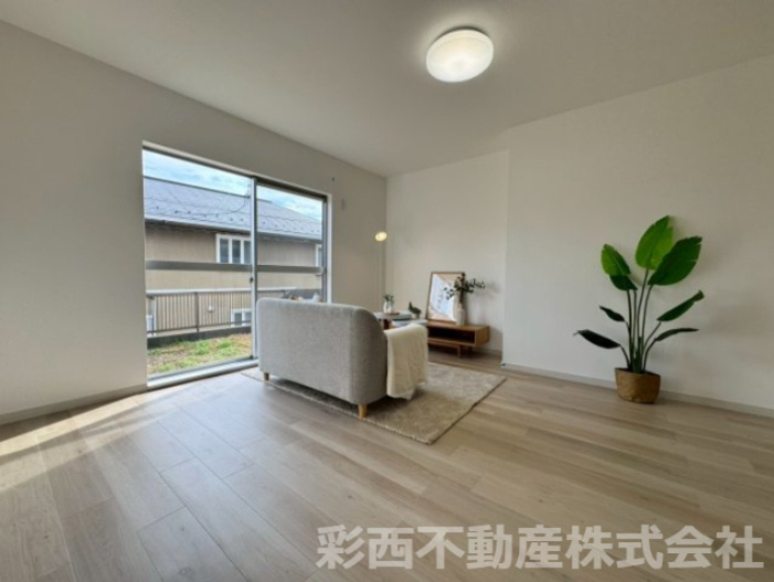 入間市下藤沢フルリノベーション戸建ての庭|・ガーデニングや家庭菜園等が楽しめる専用庭付！お子様のプール遊び等にも♪