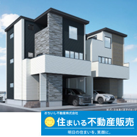 福岡市西区小戸4期　3号棟の外観パース
