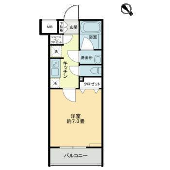 ｐａｔｉｏ阿佐ヶ谷の間取り