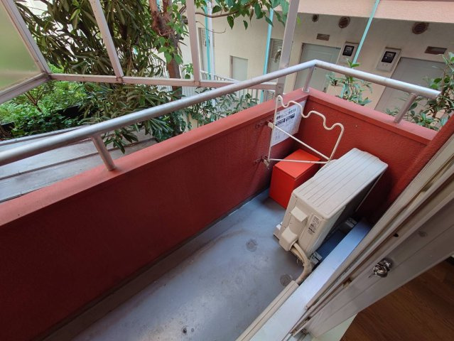 ジュネス荏原のバルコニー