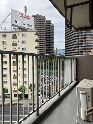 メガロン御殿山のバルコニー