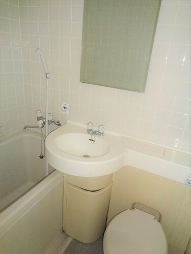 カルトゥーシュ芦花の浴室|3点ユニットバス　※2019年7月撮影