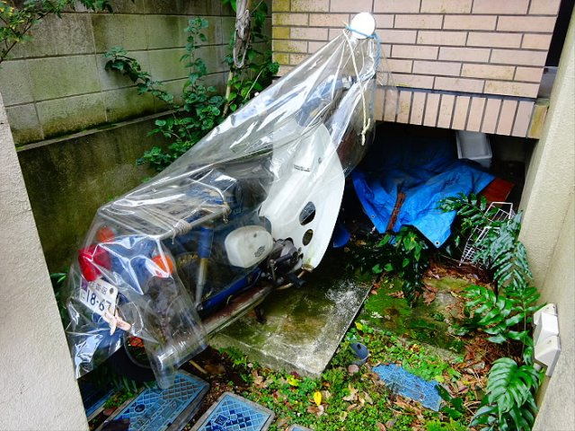 小幡マンションの駐車場